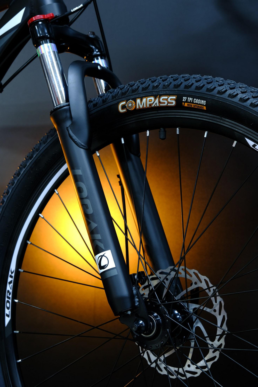 LORAK Safe 27,5 Prom Матовый Чёрный/Белый 17р (на рост 155-173)