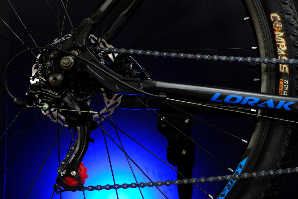 LORAK Safe 29 Prom Матовый Чёрный/Синий 21р (на рост 183-190)