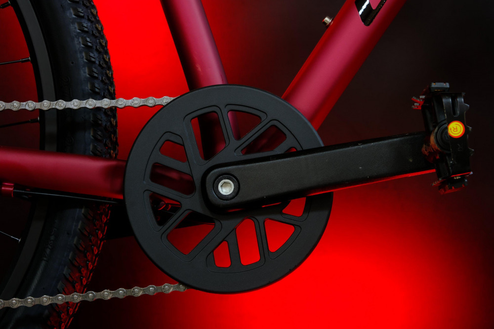 LORAK 2.0 8 sp Матовый Чёрный/Красный 21р (на рост 183-190)