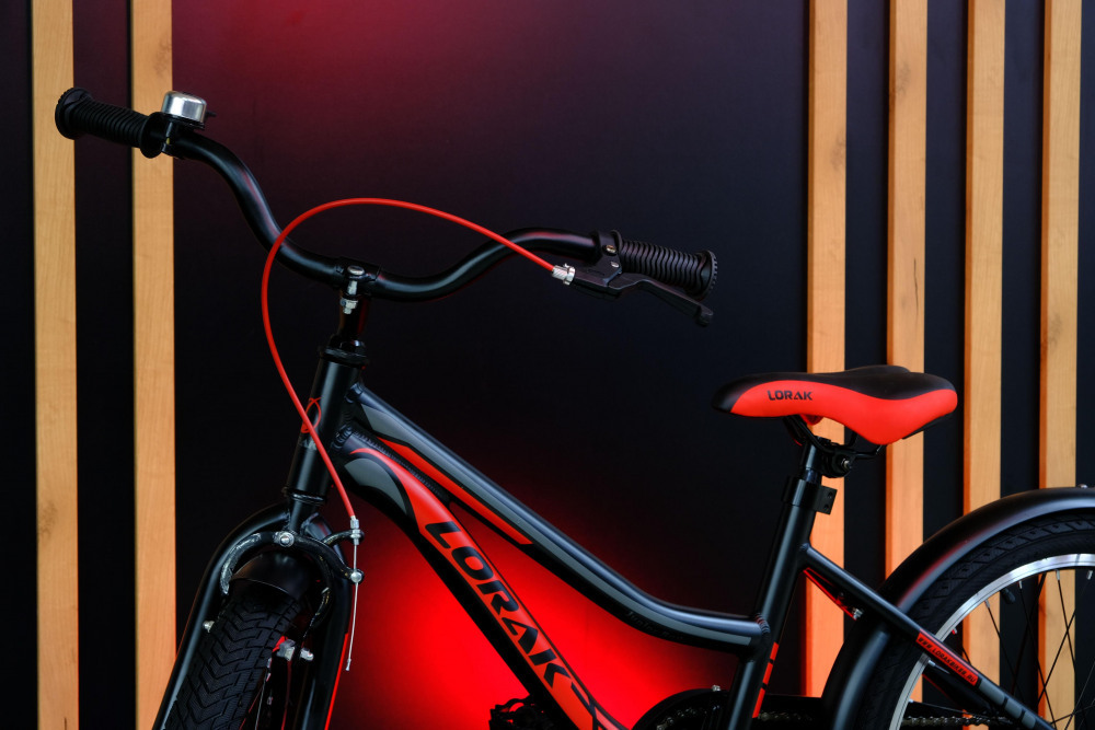 Lorak Junior 20 Boy Матовый Чёрный/Красный